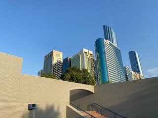 Architektur in Abu Dhabi (Vereinigte Arabische Emirate)