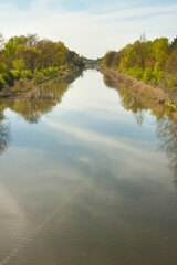 Poland, Upper Silesia, Gliwice Canal, Springtime