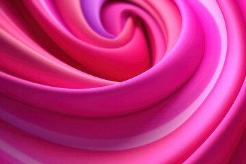 Pink swirl background. Illustration AI Generative