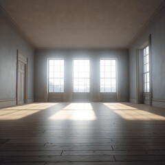 Obraz premium empty room with floor