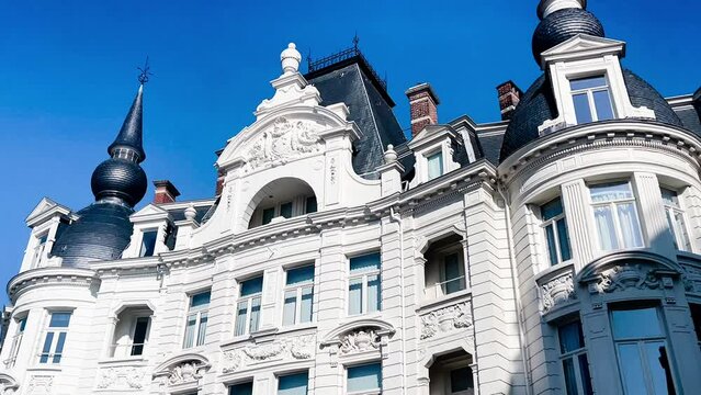 Grand architecture of Antwerp, Belgium