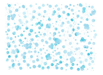blue paint bubbles, splashes on transparent background, background with bubbles, extracted, png file