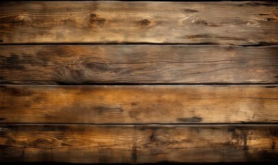 Fototapeta premium a close up of a wooden wall with a black background. generative ai