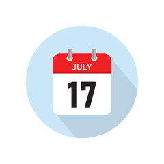 July 17 Concept Design. Vector Illustration.