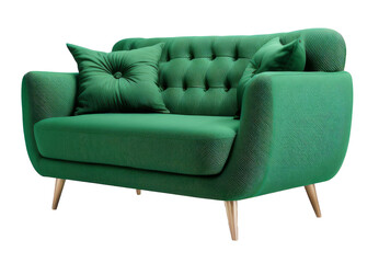 Fototapeta Modern sofa isolated. Illustration AI Generative. obraz