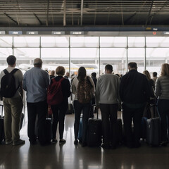 people in airport