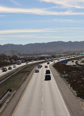 Traffic on the Pacific Coast Highway
