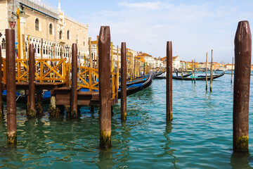 Venice port overlooking Adriatic sea