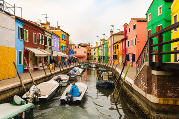 Venice, Burano, Murano streets and canals