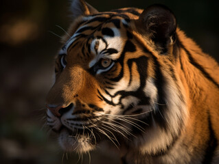 Fototapeta premium portrait of a bengal tiger