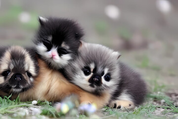 Obraz premium Cute animals