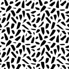 Seamless Pattern Grunge Paint Brush. Vector Illustration of Tileable Background.