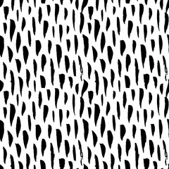 Seamless Pattern Paint Brush Strokes. Vector Illustration of Grunge Tileable Background.