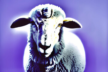 Sheep - obrazy, fototapety, plakaty