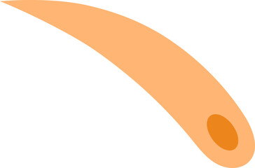 Minimalist Comet Illustration