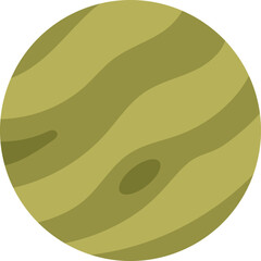 Minimalist Planet Illustration