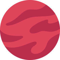 Minimalist Planet Illustration