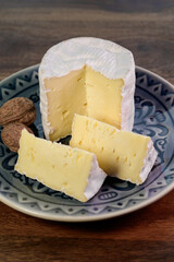 Belgian white mold soft cow milk cheese Bouquet des Moines from Abbey of Val-Dieu