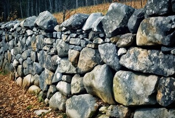 stone wall background, generative ai