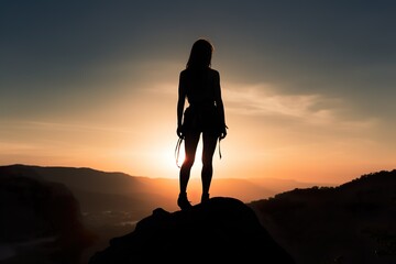 Obraz premium Dare to Soar: Harnessing Confidence to Conquer Life's Challenges
