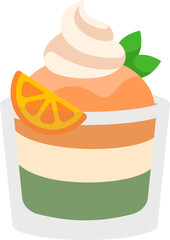 Sweet Ice Cream Scoop Illustration