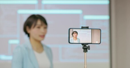 teacher in adult education class