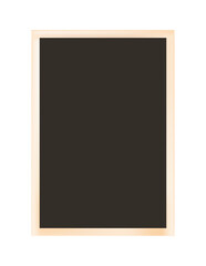 Instant photo rectangle Vertical old photo frame. vector illustration isolated on white background
