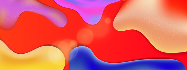 Vector colorful colourful gradient liquid background