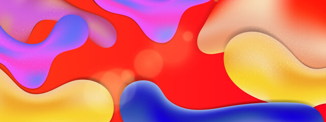 Vector modern colorful colourful abstract background with fluid shapes