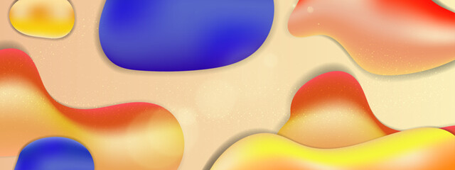 Vector colorful colourful abstract colorful fluid gradient background