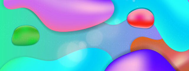 Vector colorful colourful abstract colorful fluid gradient background