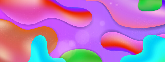 Vector colorful colourful gradient realistic liquid background