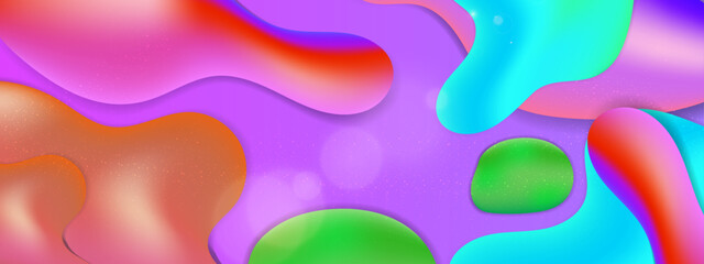 Vector colorful colourful abstract colorful fluid gradient background