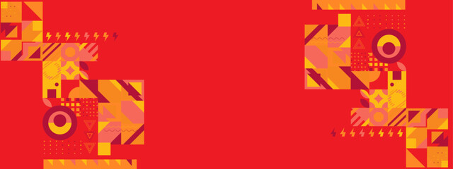 Vector flat geometric background mozaik colorful colourful