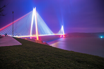 bridge at night