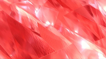 Gordijnen  Glistening light red simple background texture. AI generative © SANGHYUN