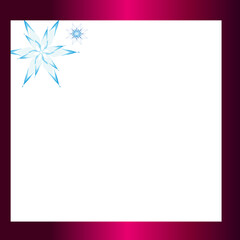 Card with stars and border Ai