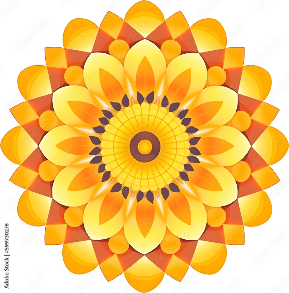 Wall mural Vibrant Sunflower SVGs in Colorful Shades of Yellow, Sunflower Clipart, Sunflower Svg Black And White, Shirt, Sunflower Shirt, Blossom - Wall murals