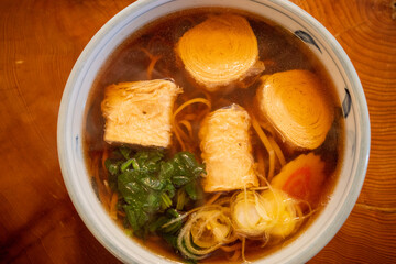 日光東照宮の湯葉そば