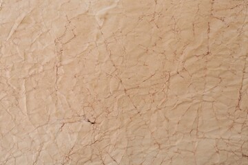 Sheet of parchment paper as background, top view