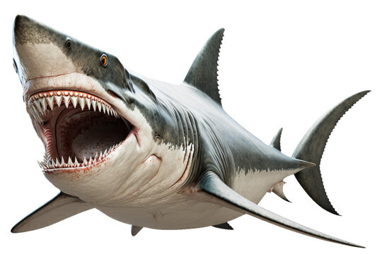 recommend clip art: Angry Shark Isolated on Transparent Background - Generative AI
                    