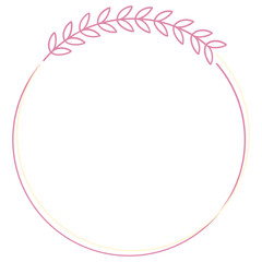 Obraz premium Heart Circle Frame