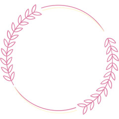 Obraz premium Heart Circle Frame