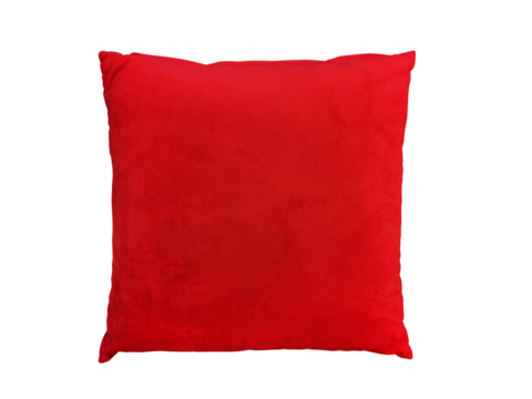 Cushions, red pillows for decorating the living room set velvet pillow face   PNG transparent