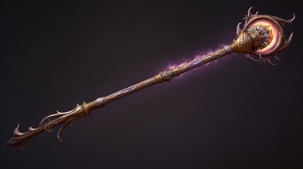 Magical weapon, wizard staff 