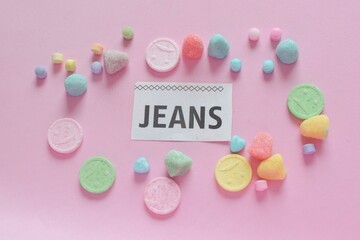 Bonita combinación de dulces, colores, y palabras