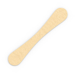 3D Render Wooden Ice Cream Stick
