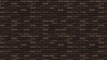Brick pattern dark brown background