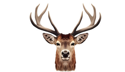 Naklejka na ściany i meble deer isolated on transparent background cutout image