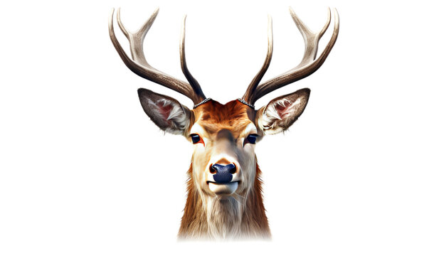 deer isolated on transparent background cutout image